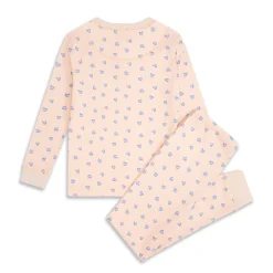 Love Heart Pajamas in Pink