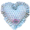 Love You So Heart Ruffle Pillow