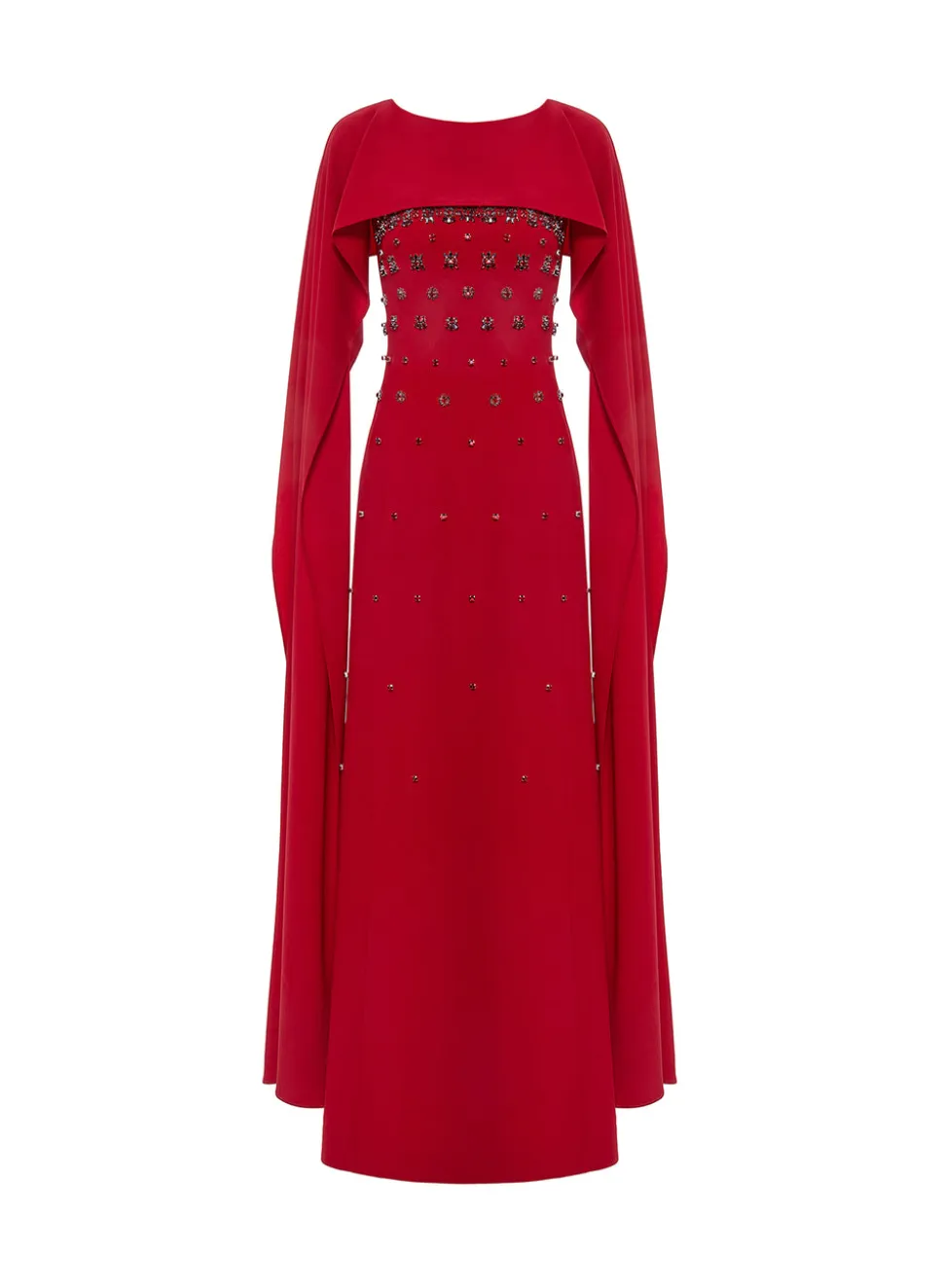 Luanne Gown Red Embellished Sable