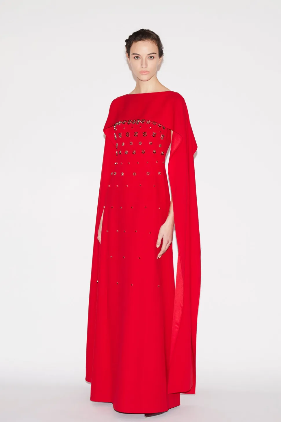 Luanne Gown Red Embellished Sable