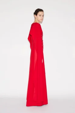 Luanne Gown Red Embellished Sable