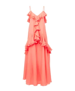 Lucy Dress in Guava