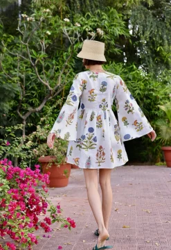 Lugano Mini Dress in Botanical