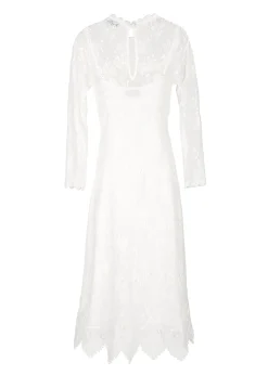 Lumiere Midi Dress in White