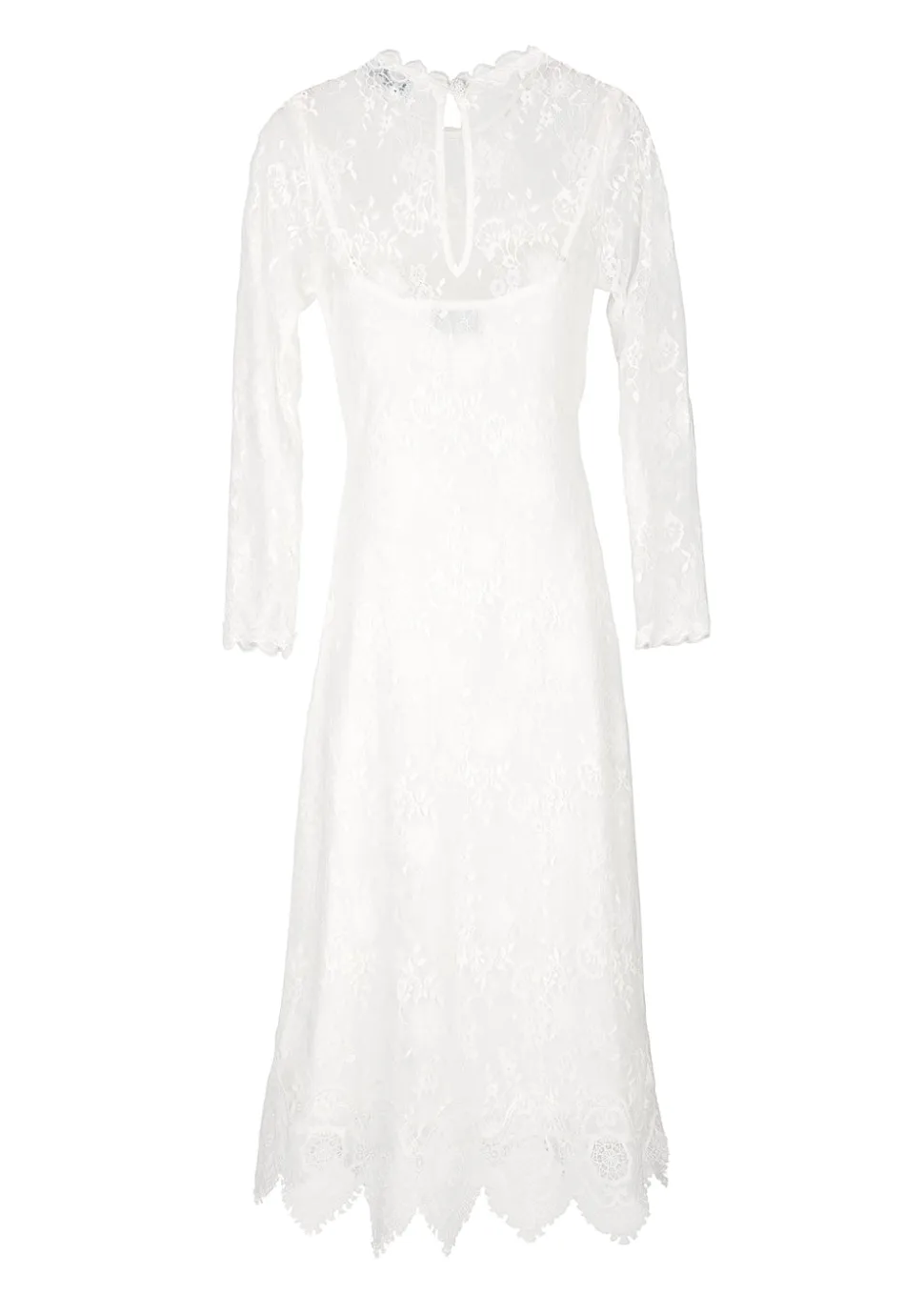 Lumiere Midi Dress in White