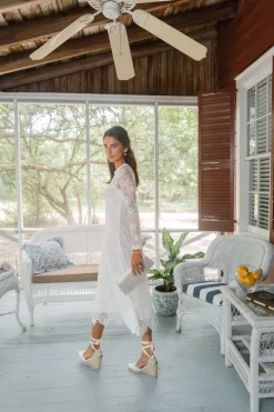 Lumiere Midi Dress in White