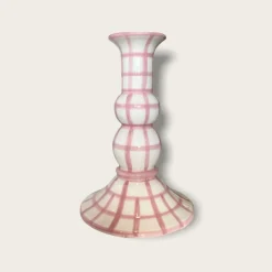 Lumiére Gingham Candle Holder
