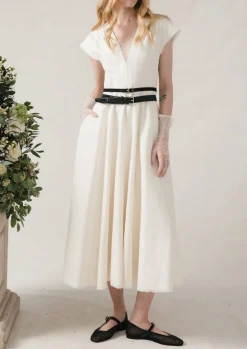Luna Dress in Ivory