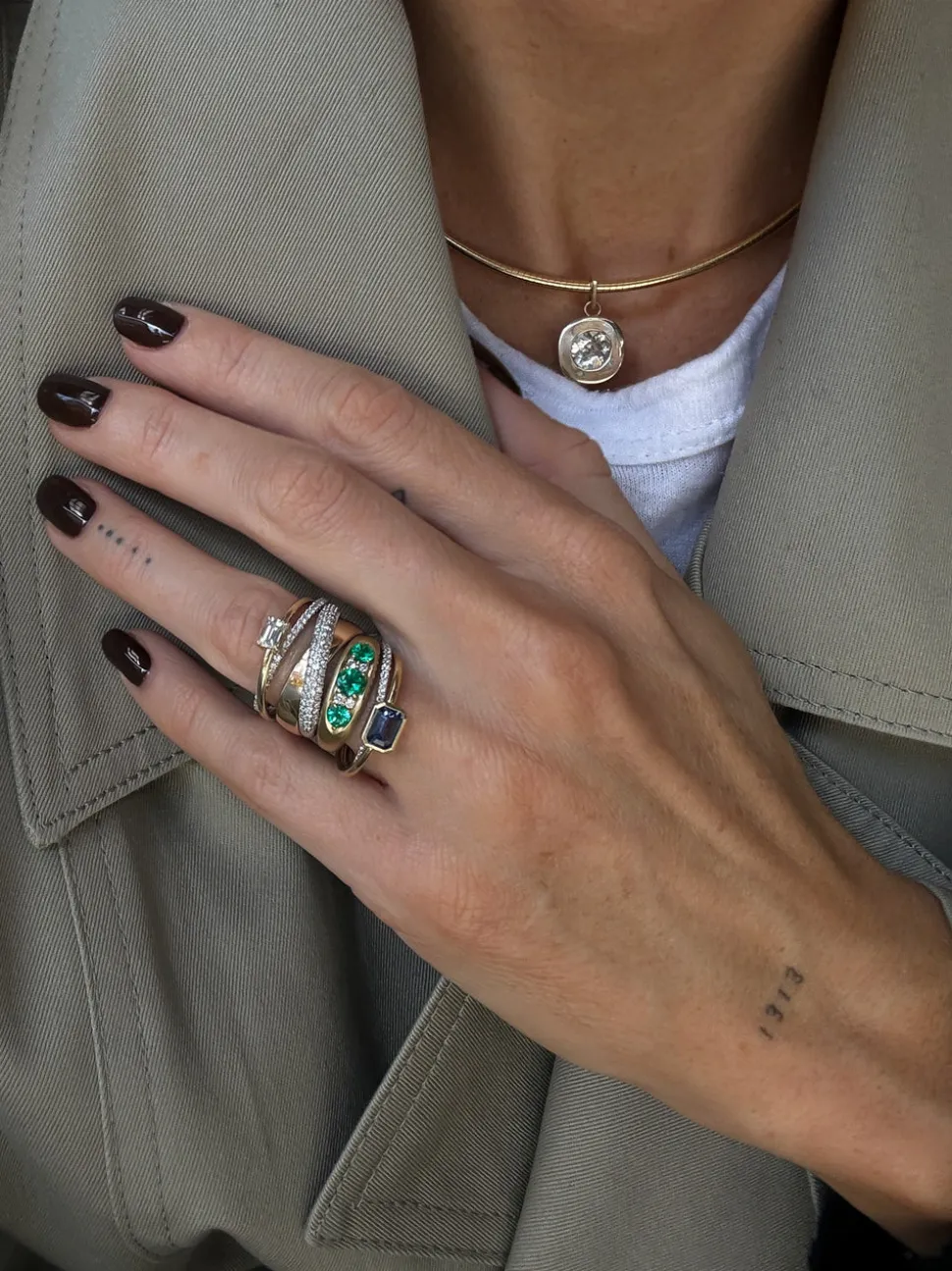 Luna Pavé Rolling Ring