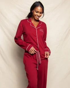 Luxe Pima Bordeaux Astaire Pajama Set