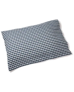 Luxe Premium Cotton Navy Gingham Bed Sheets
