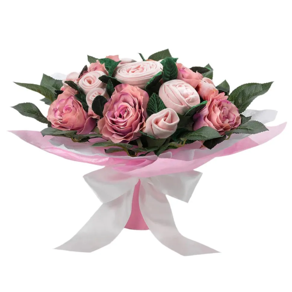 Luxury Rose Baby Clothes Bouquet