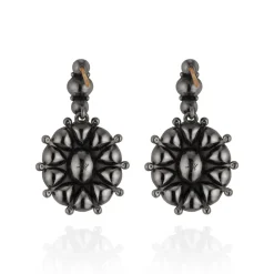 Luzia Princesa Cluster Drop Earrings in Lavender Moon Quartz