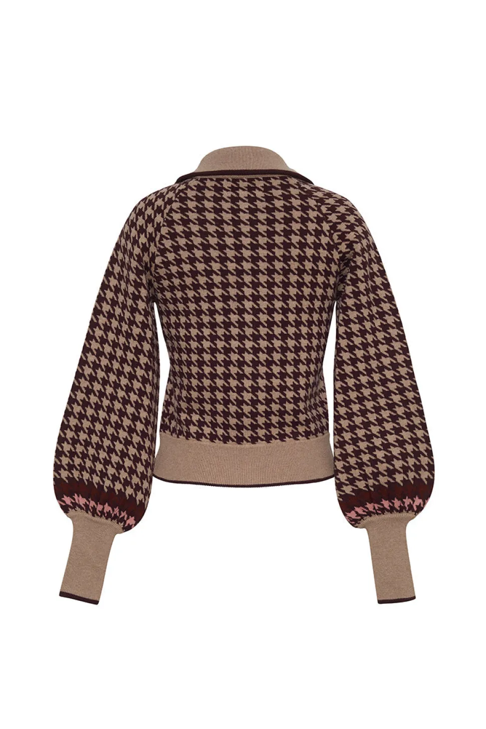 Lyss Jacket in Houndstooth Multi Taupe