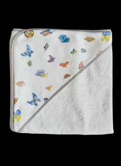 Madame Butterfly Hooded Bath Towel