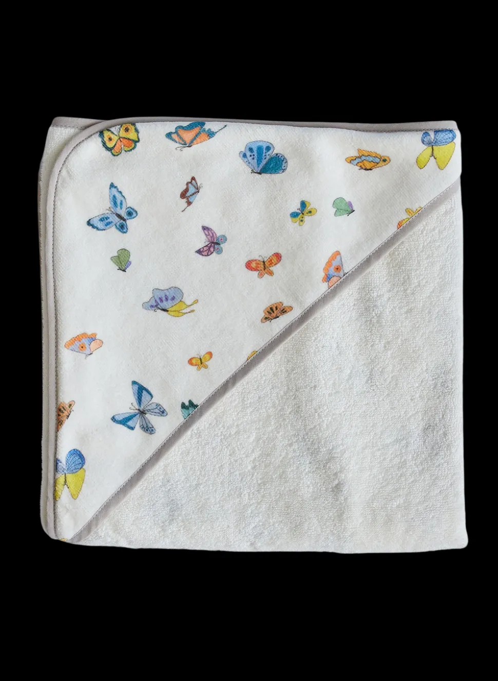 Madame Butterfly Hooded Bath Towel