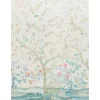 Madame De Pompadour Panel Set Wallpaper in Alabaster