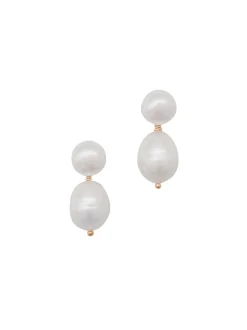 Madeline Earrings in White