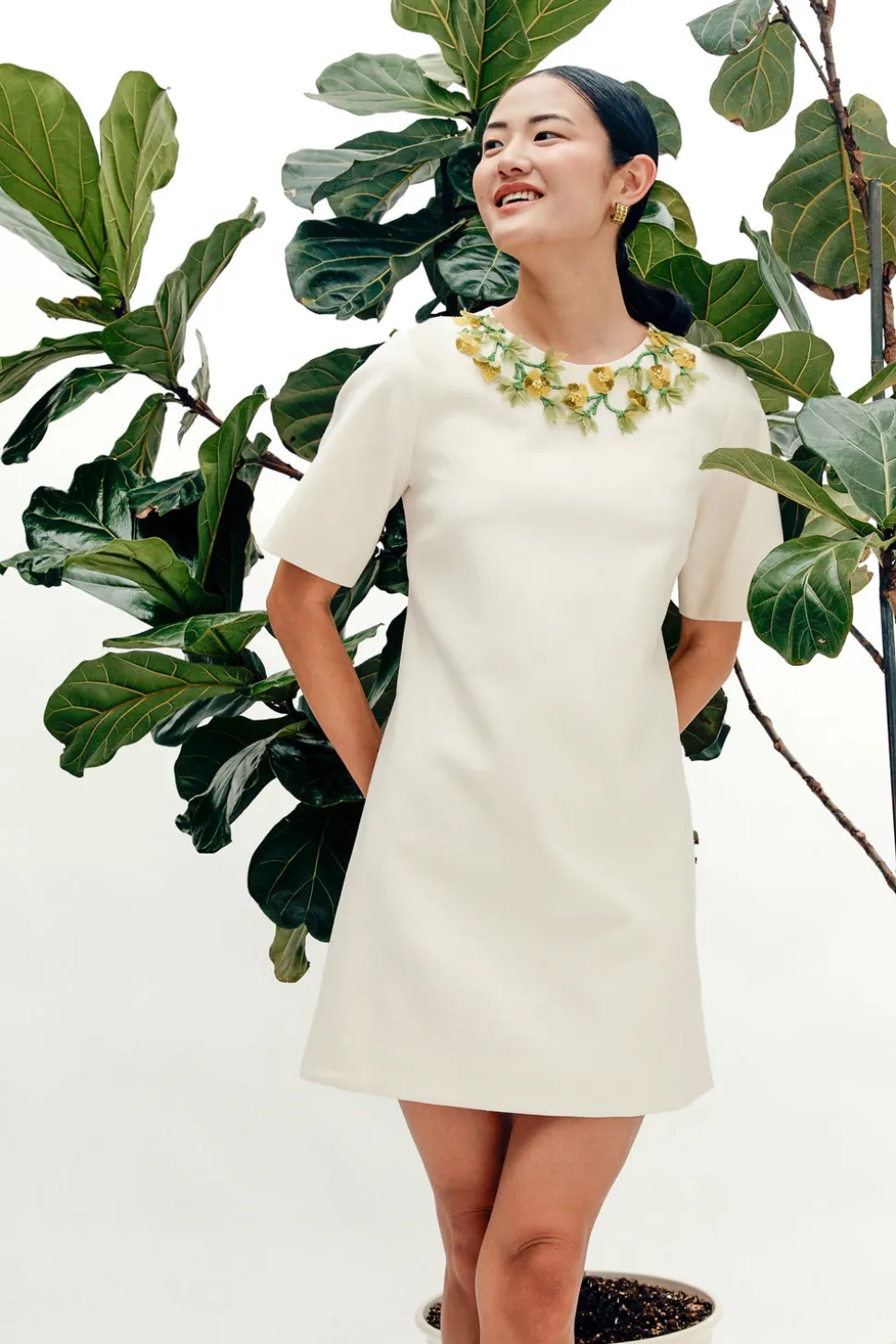 Madison Dress With Jardin Embellishment