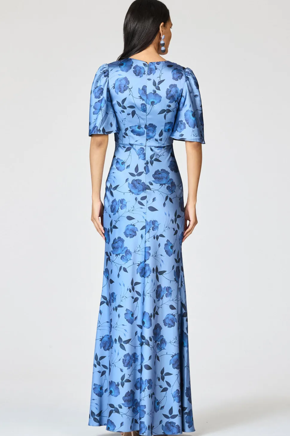 Mae Gown in Wild Steel Roses