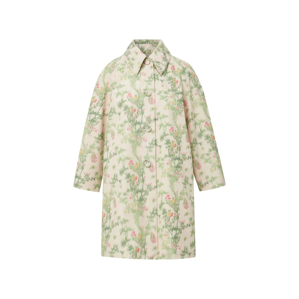 MAE x Scalamandré Goldie Coat in Jardin De Chine