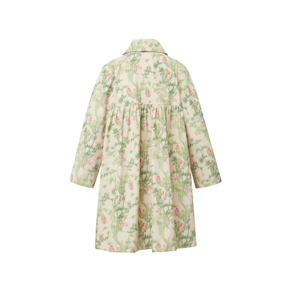 MAE x Scalamandré Goldie Coat in Jardin De Chine