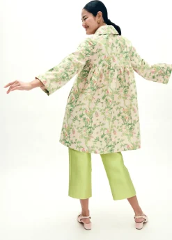 MAE x Scalamandré Goldie Coat in Jardin De Chine
