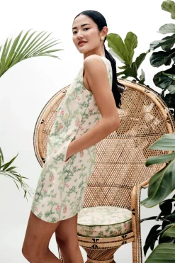 MAE x Scalamandré Laurel Dress in Jardin De Chine