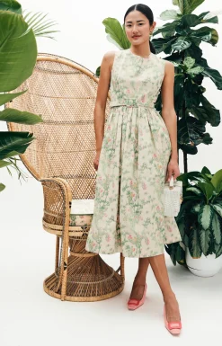 MAE x Scalamandré Sadie Dress in Jardin De Chine