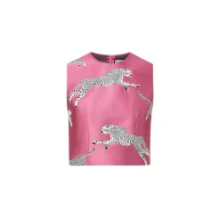 MAE x Scalamandre Ali Top In Leaping Cheetah