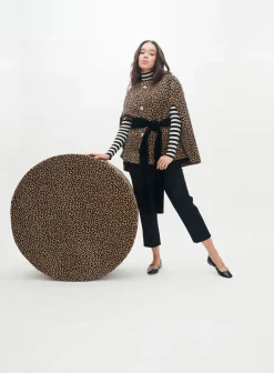 Mae x Scalamandre Selene Cape in Panthera Velvet