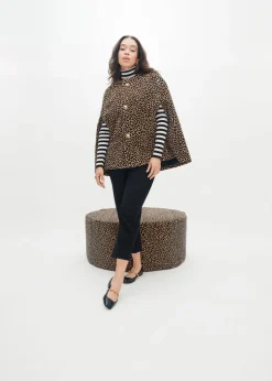 Mae x Scalamandre Selene Cape in Panthera Velvet