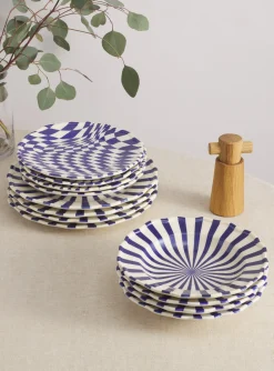 Mafalda Dinnerware Set with Pasta Bowl Special Edition, Set of 12