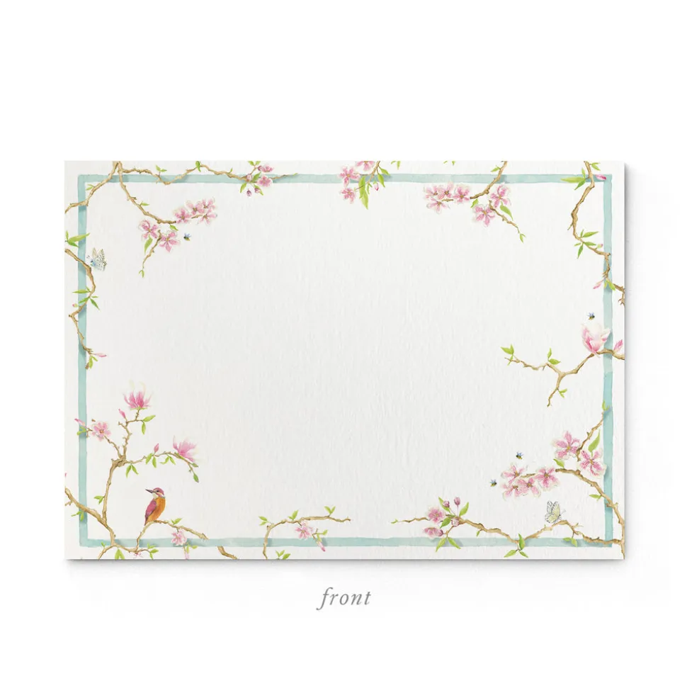Magnolia Stationery Cards, Personalized Set of 50