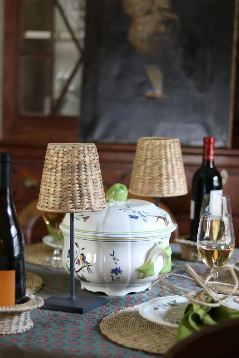 Maison Maison Design x Zafferano Empire Water Hyacinth Lampshade