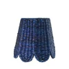 Maison Maison Design x Zafferano Scalloped Navy Seagrass Lampshade