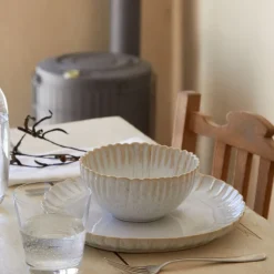 Mallorca Collection Cereal Bowls in Sand Beige, Set of 6