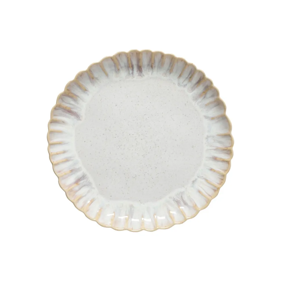 Mallorca Collection Dinner Plates in Sand Beige, Set of 6