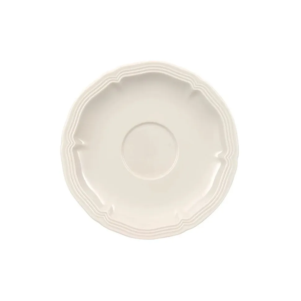 Manoir Espresso Saucer in White