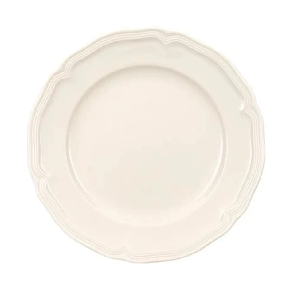 Manoir Salad Plate in White