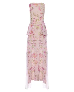 Manon Dress in Quartz Bloom Chiffon