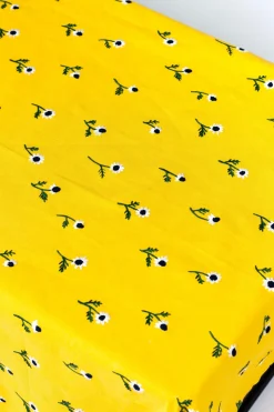 Manzanilla Rectangular Tablecloth in Mustard