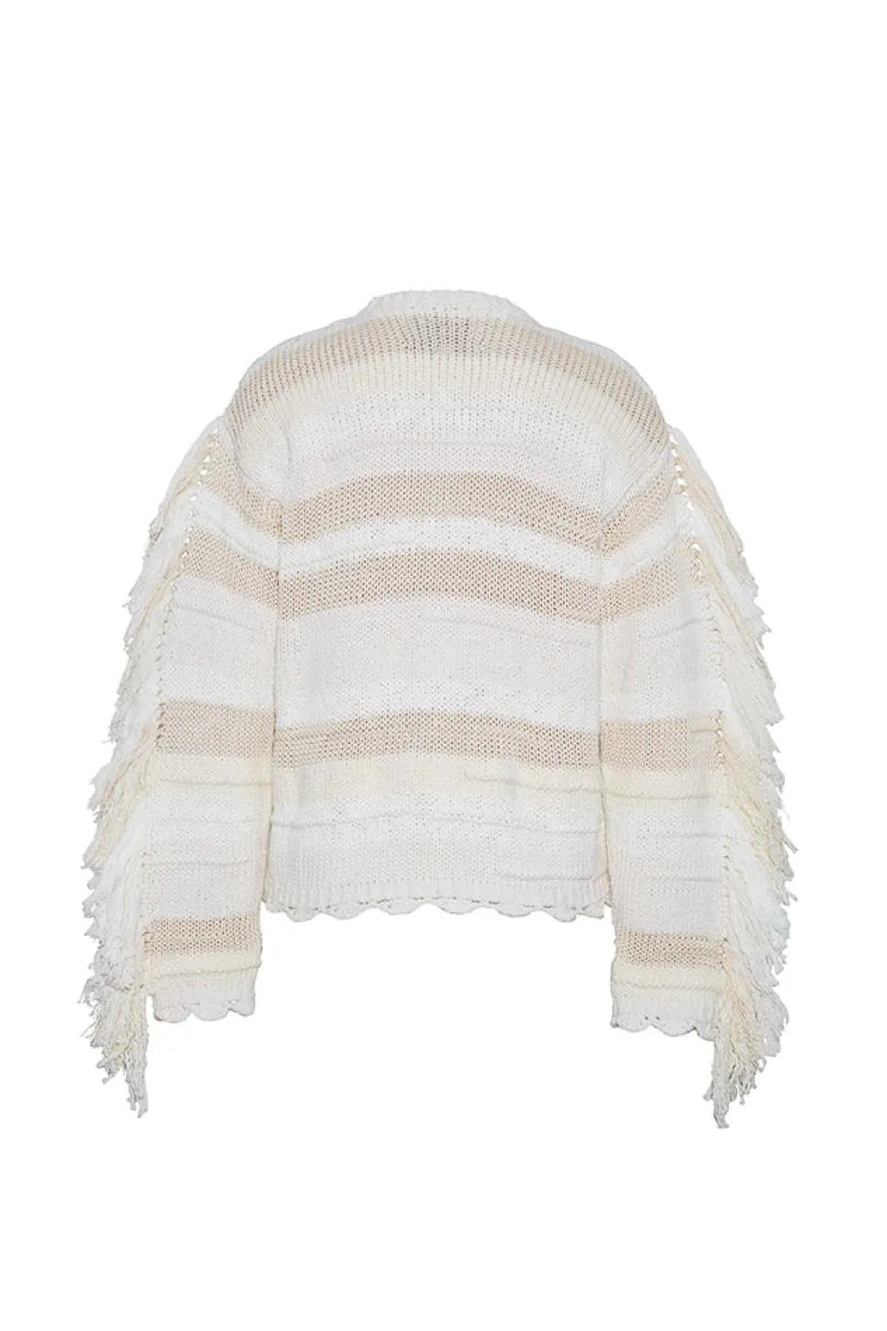 Marathi Crewneck in Cream Stripe