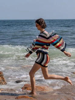Marathi Crewneck in Stripe Multi