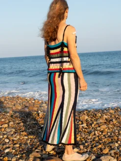 Marathi Skirt in Stripe Multi