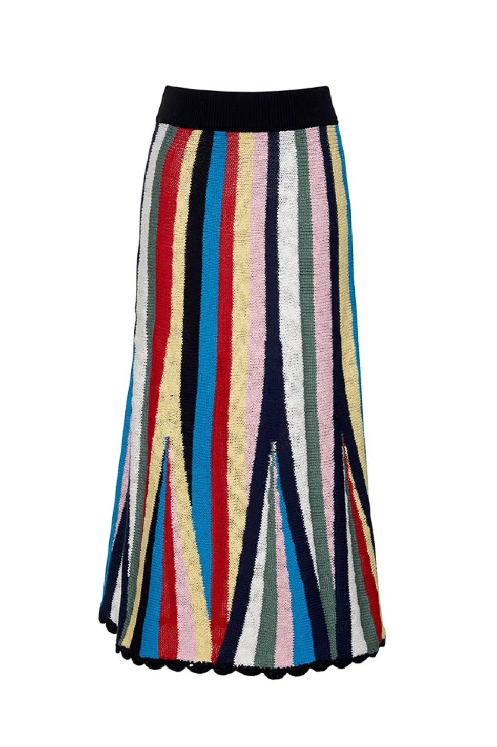 Marathi Skirt in Stripe Multi