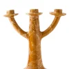Marbled Candelabra in Terracotta