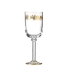 Marchese Water Goblets Gold Thread, Set of 2