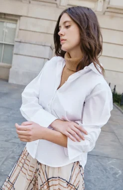 Margaux Shirt in Optic White