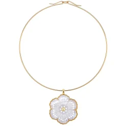 Marguerite Pendant & Neck Wire